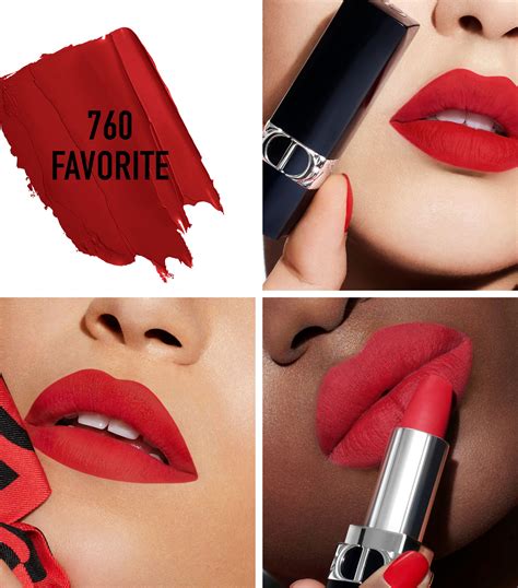 red dior lipstick.